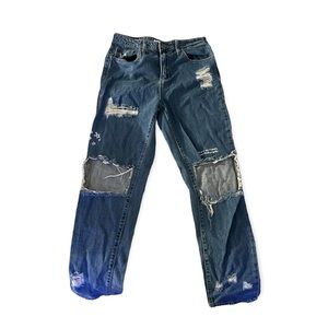 Graphic ripped Cello Jeans